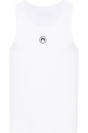 Marine Serre Top, Herre, Hvid, M, Hvid Top med True-to-Size Fit