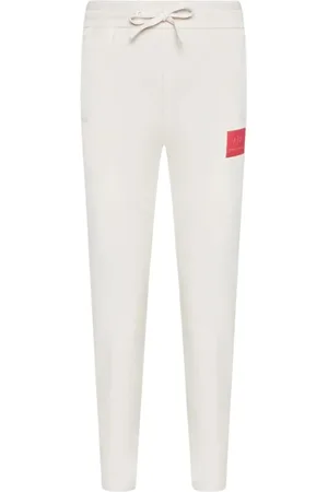 Armani Exchange Bukser, Dame, Hvid, L, Bomuld, Hvid Regular Fit Sweatpants