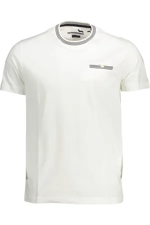 HARMONT&BLAINE Top, Herre, Hvid, XL, Bomuld, T-shirts