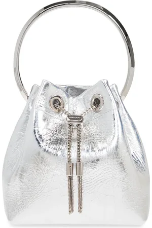 Jimmy Choo Taske, Dame, Grå, ONE SIZE, Læder, Håndtaske Bon Bon