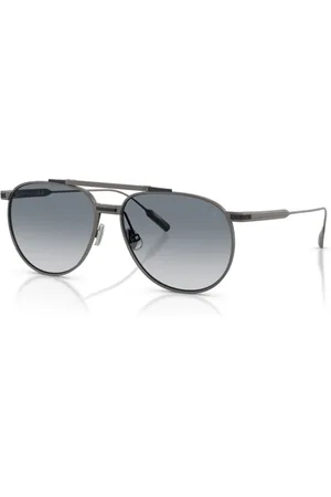 Brunello Cucinelli Tilbehør, Herre, Grå, 58 MM, Tyl, Bc2011St 502471 Solbriller