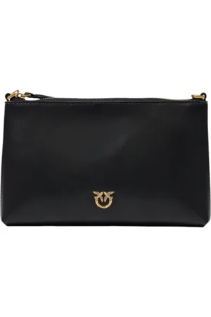 Pinko Taske, Dame, Sort, ONE SIZE, Læder, Elegant Mini Vitello Clutch