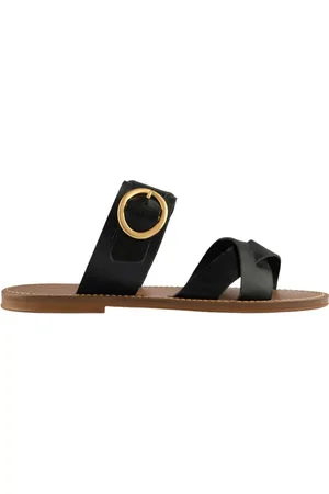 Maison Toufet Sko, Dame, Sort, 37 EU, Læder, Sandal Elsa