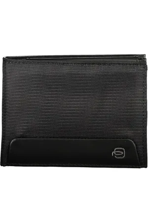 Piquadro Tilbehør, Herre, Sort, ONE SIZE, Uld, Luksus Rfid Pung med Møntlomme