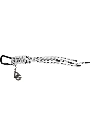 Dolce & Gabbana Tilbehør, unisex, Flerfarvet, ONE SIZE, Polyester, Multifarvet Tape String DG Logo Nøglering