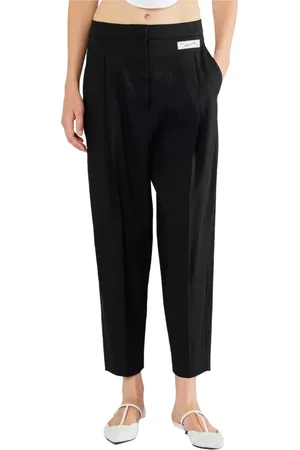 ERIKA CAVALLINI Bukser, Dame, Sort, 2XS, Slim Fit Ankel-længde Herrebukser
