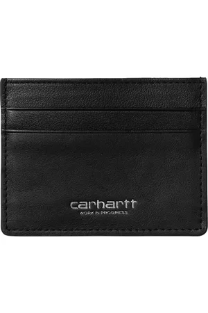 Carhartt Tilbehør, Herre, Sort, ONE SIZE, Læder, Sort læderkortholderpung