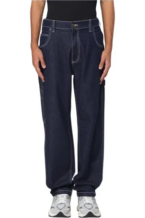 Dickies Jeans, Herre, Blå, W34, Stone-Washed Tømrer Jeans