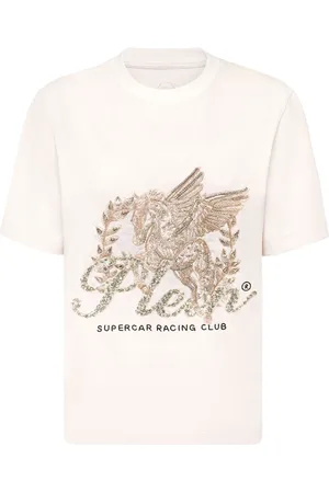 Philipp Plein Top, Dame, , S, Bomuld, Afslappet Bomuld T-shirt
