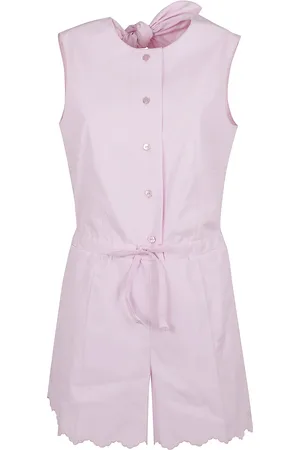 Patou Jumpsuits & Playsuits, Dame, Lyserød, S, Uld, Stilfuld Lilla Kjole
