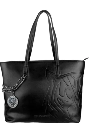 Philipp Plein Pre-owned, Dame, Sort, ONE SIZE, Uld, Urban Chic Kvinder Skuldertaske