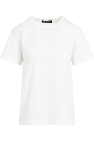 Fabiana Filippi Top, Dame, Hvid, S, Bomuld, Hvid T-shirt til kvinder