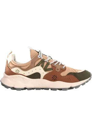 Flower Mountain Sko, Herre, Flerfarvet, 46 EU, Yamano 3 Sneakers Mørk Grå Sand