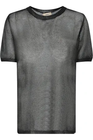 HERNO Top, Dame, Sort, L, Elegant Sort Strik til Kvinder
