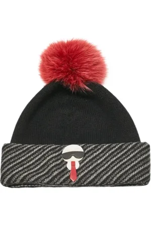 Fendi Pre-owned, Herre, Sort, ONE SIZE, Pre-owned Stof hatte