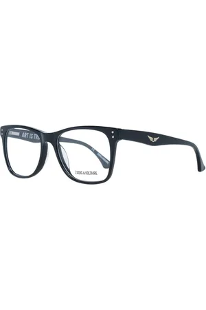 Zadig & Voltaire Tilbehør, unisex, Sort, ONE SIZE, Uld, Sort Rektangulære Optiske Briller