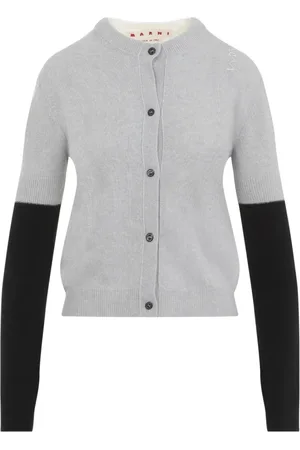 Marni Strik, Dame, Grå, S, Uld, Luksuriøs Grå Sweater til Kvinder