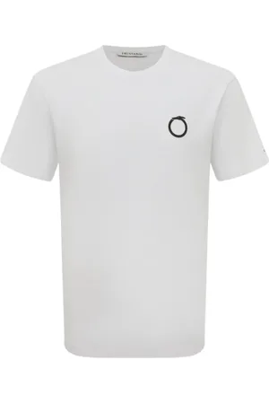 Trussardi Top, Herre, Hvid, S, Bomuld, Greyhound Print Bomuld Jersey T-Shirt