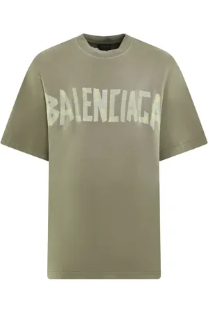 Balenciaga Top, Herre, Grøn, M, Uld, Herre Medium Fit Stilfuld Skjorte