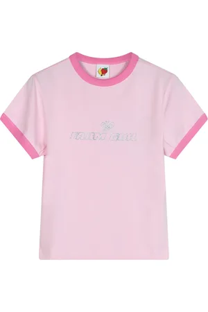 Sky High Farm Top, Dame, Lyserød, M, Bomuld, Bomuld Ringer T-Shirt