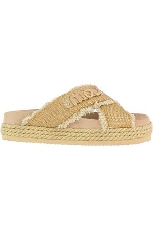 Mou Sko, Dame, , 40 EU, Criss-Cross Reb Raffia Sandaler