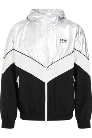 Golden Goose Jakke, Herre, Sort, L, Uld, Sort jakke med stående krave