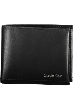 Calvin Klein Tilbehør, Herre, Sort, ONE SIZE, Læder, Sort Læder Herre Pung Rfid Bloker