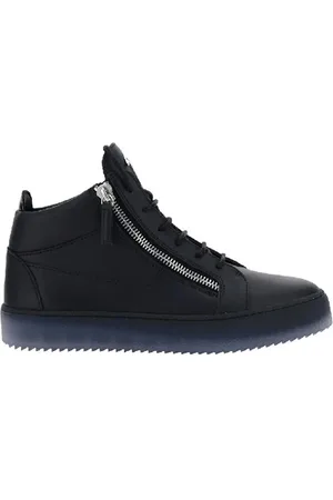 Giuseppe Zanotti Sko, Herre, Sort, 39 1/2 EU, Sorte Sneakers May London Stil