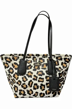 Coach Pre-owned, Dame, Brun, ONE SIZE, Tyl, Pre-owned Canvas totes