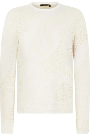 Roberto Cavalli Strik, Herre, , S, Bomuld, Python Mønster Bomuld Top
