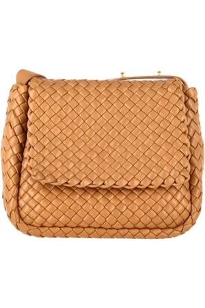 Bottega Veneta Pre-owned, Dame, Brun, ONE SIZE, Uld, Pre-owned Laeder hndtasker
