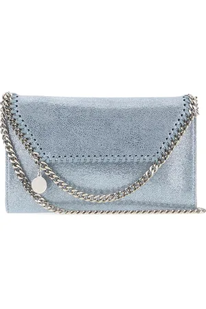 Stella McCartney Taske, Dame, Blå, ONE SIZE, Uld, Crossbody Tasker
