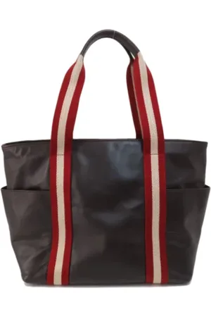Bally Pre-owned, Dame, Sort, ONE SIZE, Tyl, Pre-owned Stof totes