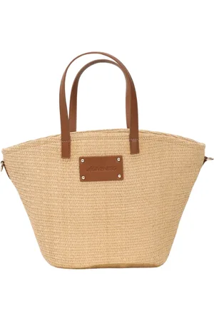 4GIVENESS Taske, Dame, , ONE SIZE, Uld, Shopper Taske med Brun Håndtag