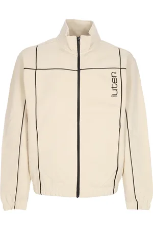 IUTER Jakke, Herre, , L, Bomuld, Grid Track Jacket med høj hals