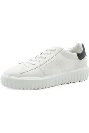 Hogan Sko, Herre, Hvid, 44 EU, Læder, Herre H-Stripes Sneakers Aw24