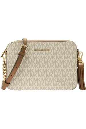 Michael Kors Taske, Dame, , ONE SIZE, Bomuld, Ginny Medium Logo Crossbody Bag