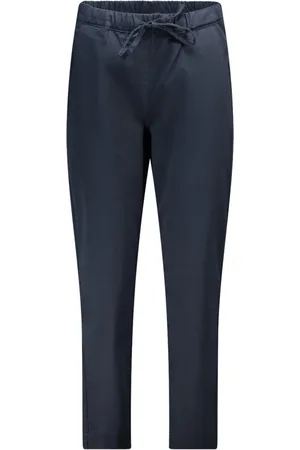 Max Mara Bukser, Dame, Blå, S, Bomuld, Blå Joggerbukser Chic Stil