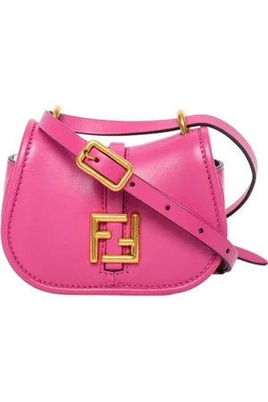 Fendi Pre-owned, Dame, Lyserød, ONE SIZE, Uld, Pre-owned Laeder fendi-tasker