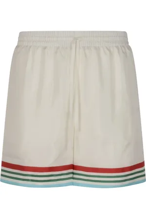 Casablanca Badetøj, Herre, Hvid, L, Polyester, Havet Tøj Snørelukning Shorts