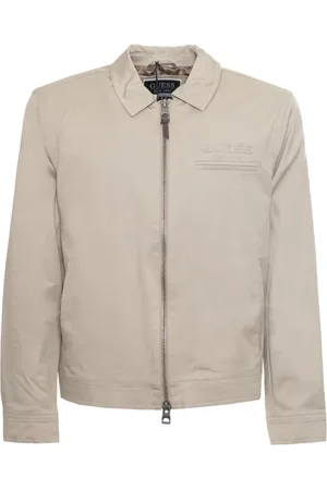 Guess Jakke, Herre, , XL, Uld, Stilfuld Logo Jakke med Lynlås