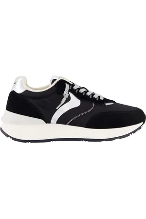 Voile blanche Sko, Dame, Sort, 40 EU, Dame Mode Sneakers