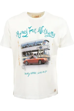 BOB der Bär Top, Herre, Hvid, M, Jersey Print Herre T-shirt