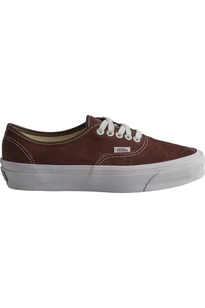 Vans Sko, Herre, Brun, 40 1/2 EU, Tyl, Ikoniske Lavtop Ruskind Sneakers