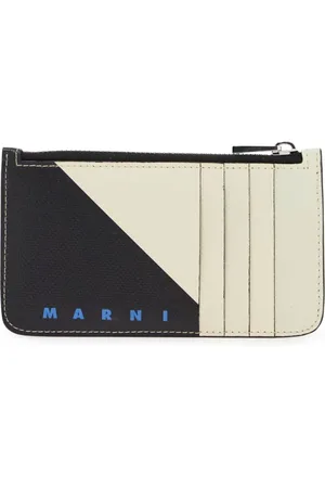 Marni Tilbehør, Herre, Flerfarvet, ONE SIZE, Uld, Tribeca Bicolor Kortholder