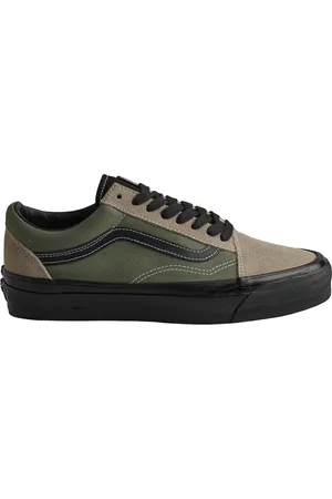 Vans Sko, Herre, Grøn, 42 EU, Læder, Klassiske Skate Stil Sneakers