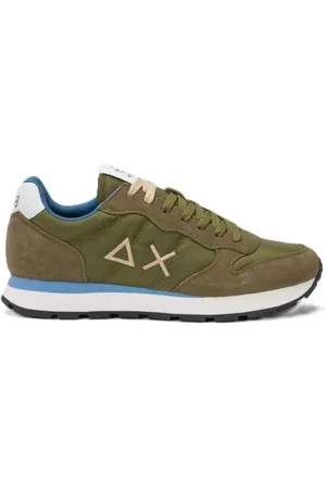 sun68 Sko, Herre, Grøn, 42 EU, Afslappet Sneaker Sko
