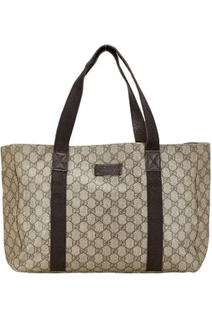Gucci Pre-owned, Dame, , ONE SIZE, Tyl, Pre-owned Canvas totes