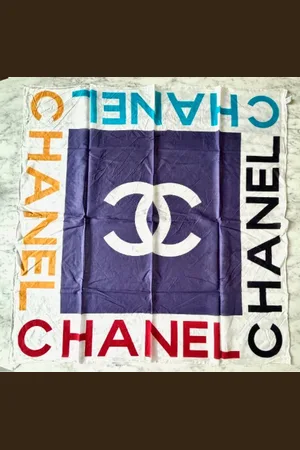 CHANEL Pre-owned, Dame, Flerfarvet, ONE SIZE, Bomuld, Pre-owned Stof trklaeder