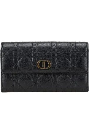 Dior Pre-owned, Dame, Sort, ONE SIZE, Tyl, Pre-owned Laeder punge